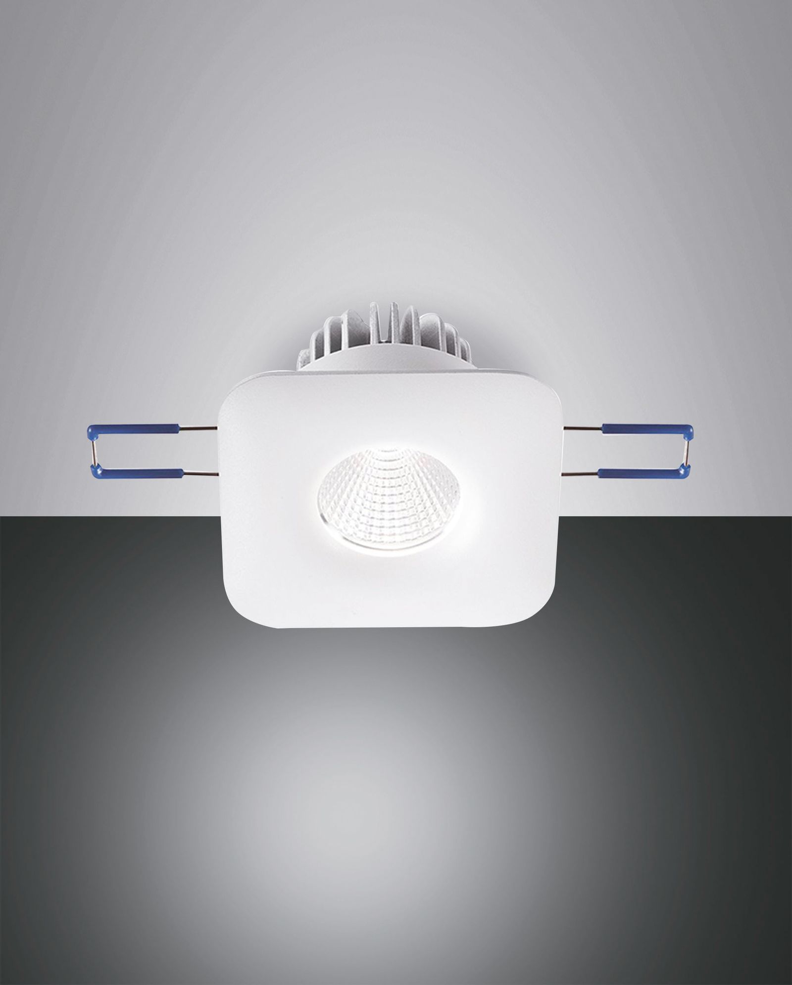 LED-Deckeneinbauleuchte Sigma 7W 3000K 800lm ws Konv IP40 82x82x60mm