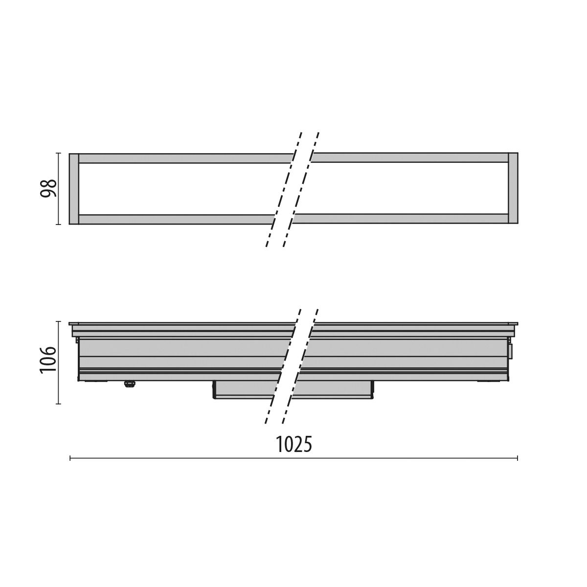 LED-Bodeneinbauleuchte TRACCIA 40W 3000K 2513lm LED nicht austauschbar 1LED IP67