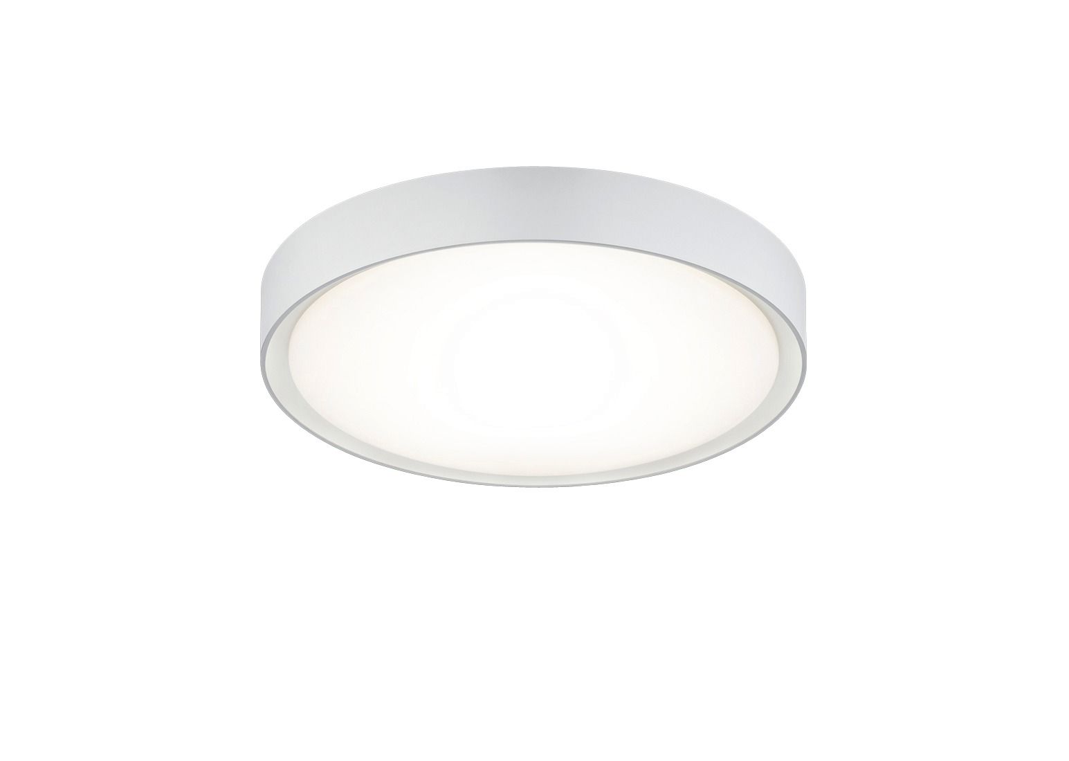 LED-Deckenanbauleuchte CLARIMO 18W 3000K 1850lm ws Konv IP44 Ø330x90mm