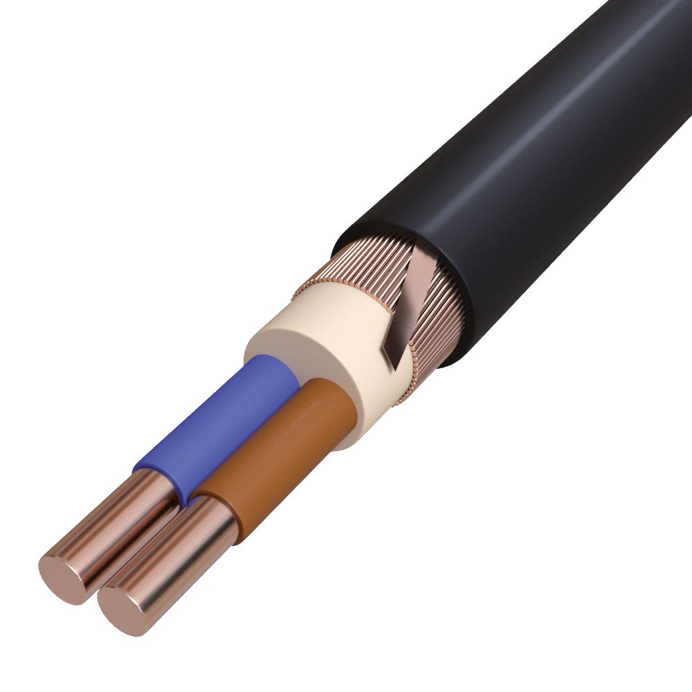 Starkstromkabel hfr B2ca N2XCH 2x2,5qmm RE TR1T Halogenfrei nach EN IEC 60754-3