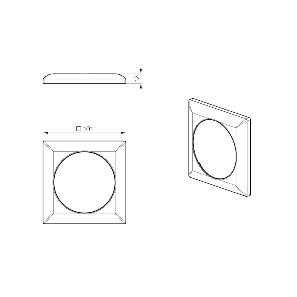 Abdeckrahmen Zubehör