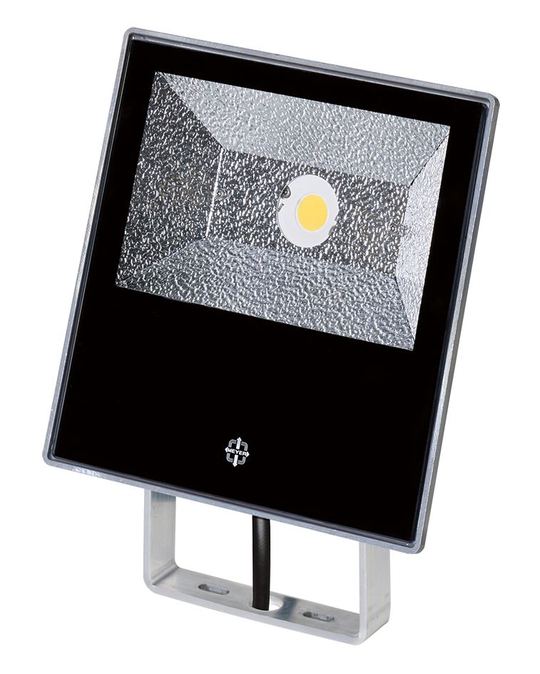 LED-Wandstrahler 20W Ecolum 4000K 2360lm Konv 1LED Alu IP65 si mt Direktans