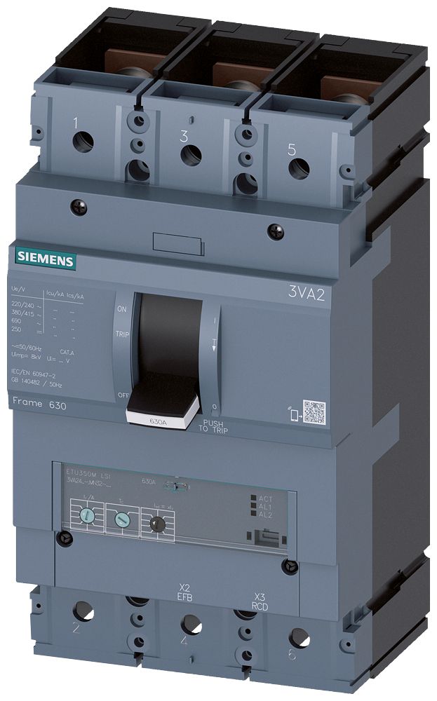 Leistungsschalter 400A 3p IP40 Schraub m.UnterSpgsausl Motorantrieb optional