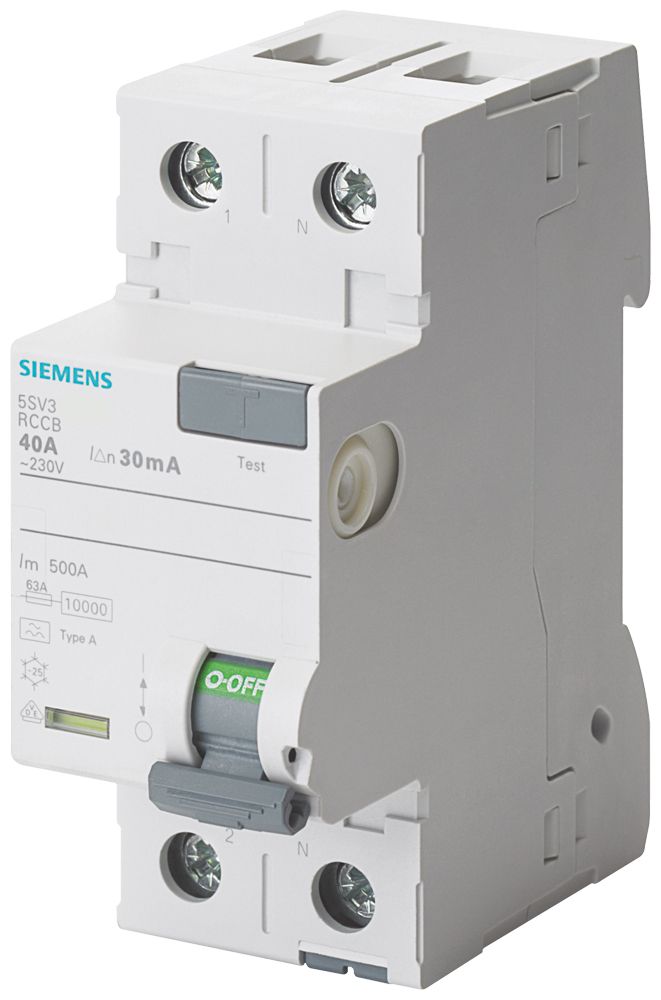 FI-Schutzschalter A 2p 230V 40A 0,03A 2TE REG 10kA 1kA/stoß
