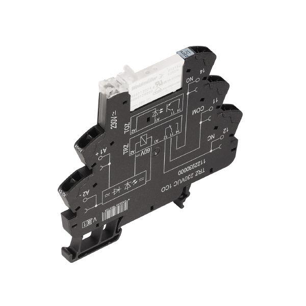 Schaltrelais 207-253V/AC 1W IP20 6,4x90,5x87,8mm Federzugans