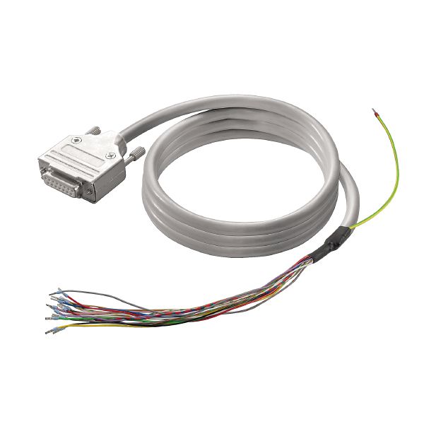 SPS-Verbindungskabel 1m DB15B Aderendh Geeignet für analoge Signale 15p