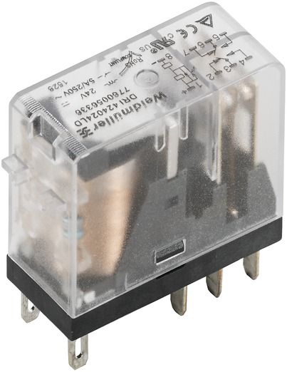 Schaltrelais 2W IP20 13x31x28mm Steckanschl