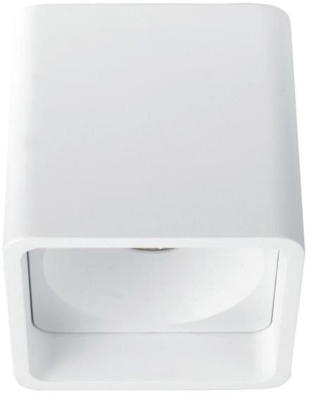 LED-Anbaustrahler 12,5W QUBIC 3000K 1LED 1130lm Konv Alu IP20 ws mt 100x100x111mm