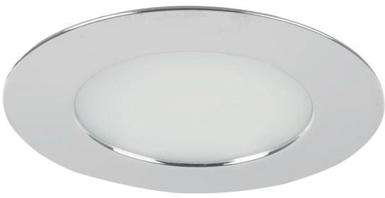 LED-Einbaustrahler 3,3W 2900K 210lm Konv chr glz 1LED ST IP44 RF:hochglänzend
