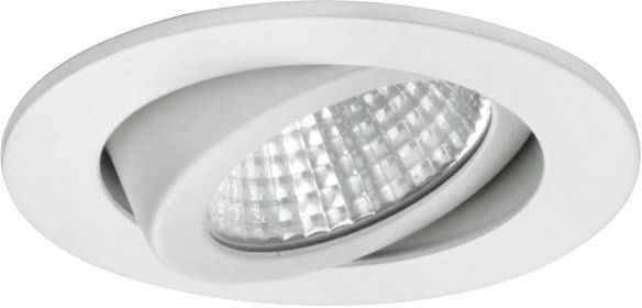 LED-Einbaustrahler 6W 1800-3000K 460lm Konv ws 1LED Alu IP20 mt RF:hochglänzend