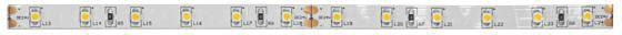 LED-Lichtband 4,8W/m ws 2700K 60Stk/m IP00 DC LED nicht austauschbar 5000mm