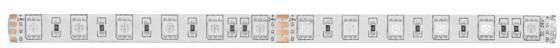 LED-Lichtband 14,4W/m rgb 60Stk/m IP60 DC 24V LED nicht austauschbar 5000mm