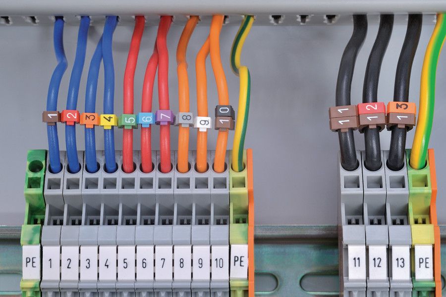 Kabelmarkierung L1-L3,N, Kabel Ø2-2,8mm Ø0,8-2,2mm Kst individuell 3x5mm rast