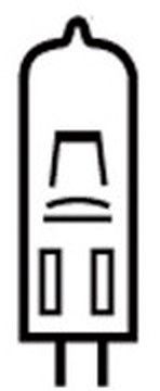 NV-Halogenlampe 100W kl G6,35 12V