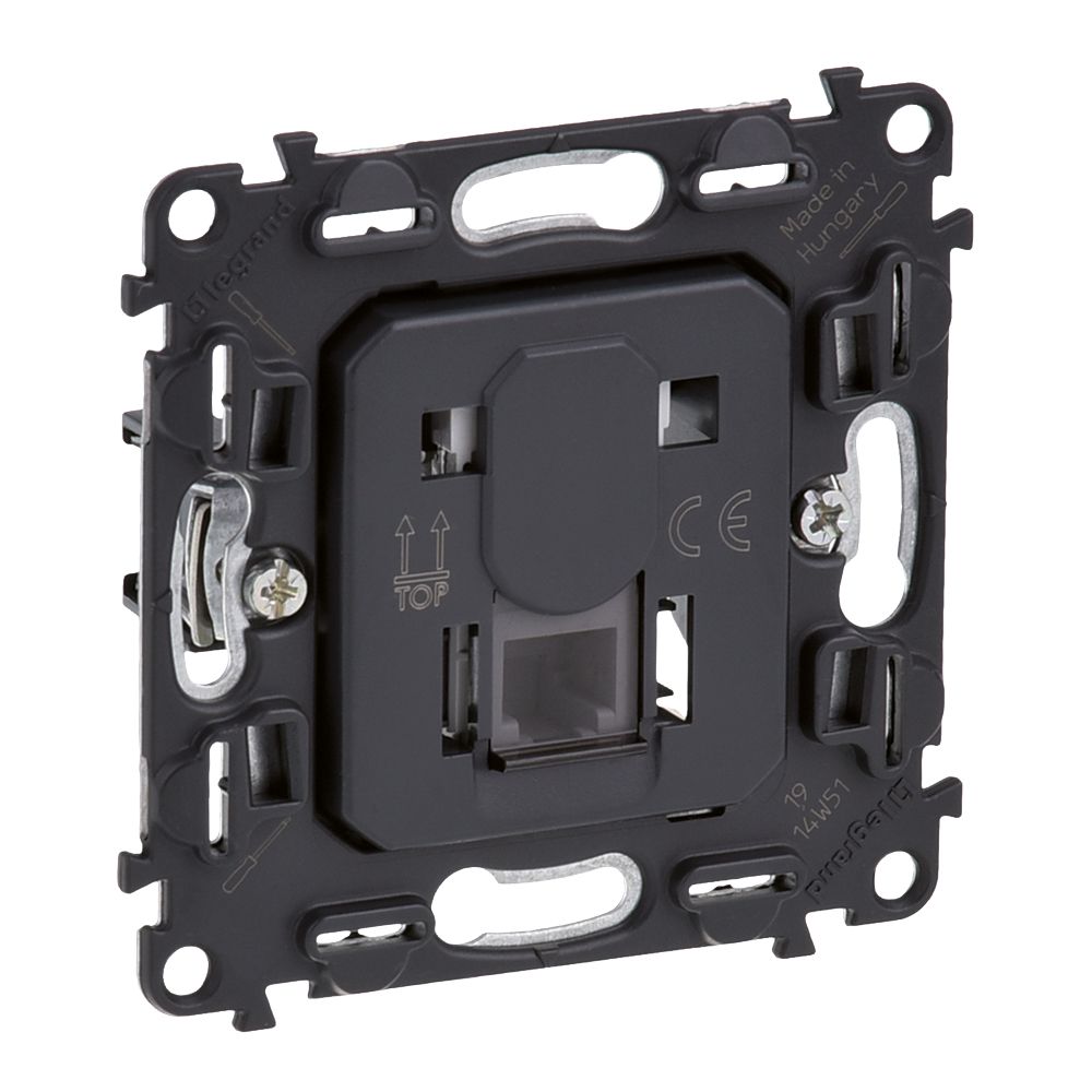 Anschlussdose Cat3 natur V-INMATIC 1f ger RJ11 Schneidklemme IDC m.Staubschutz