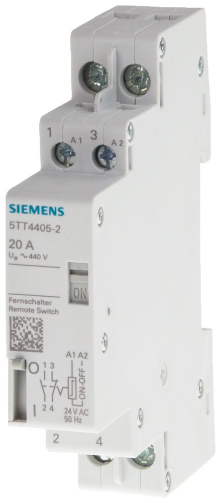 Stromstoßschalter 24VDC 1TE 20A 230-400V REG T73mm mech.Schalt