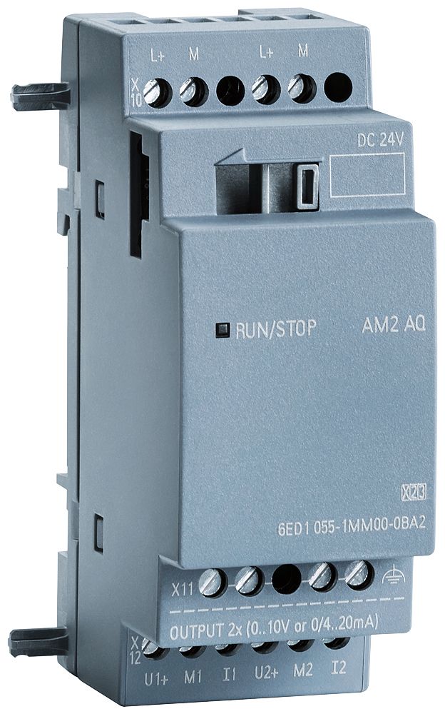 SPS-Analoges E/A-Modul LOGO! 2Ausg Strom Ausg.Spg Spannung Schraub