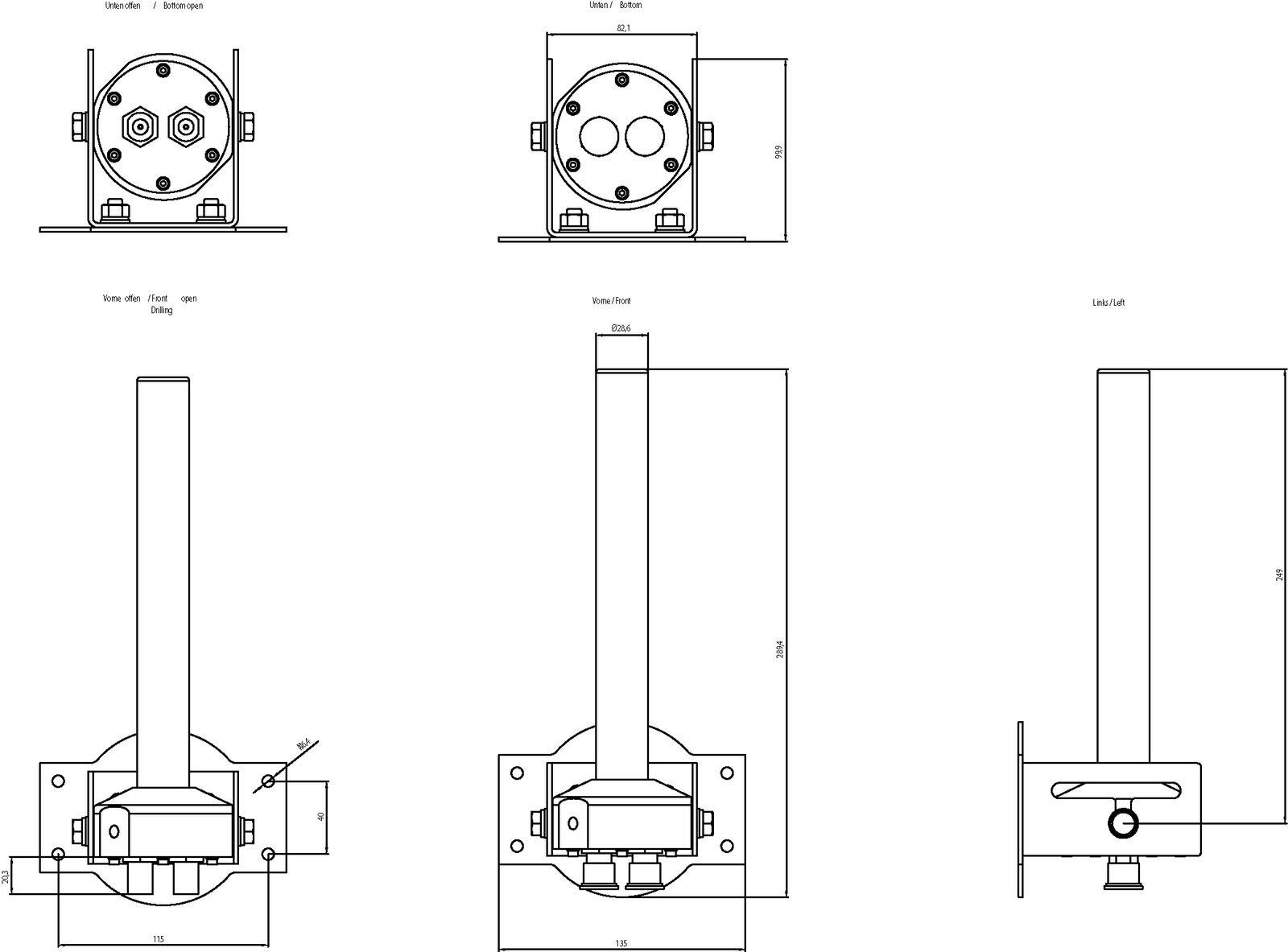WLAN-Antenne 14dB Outdoor Buchse