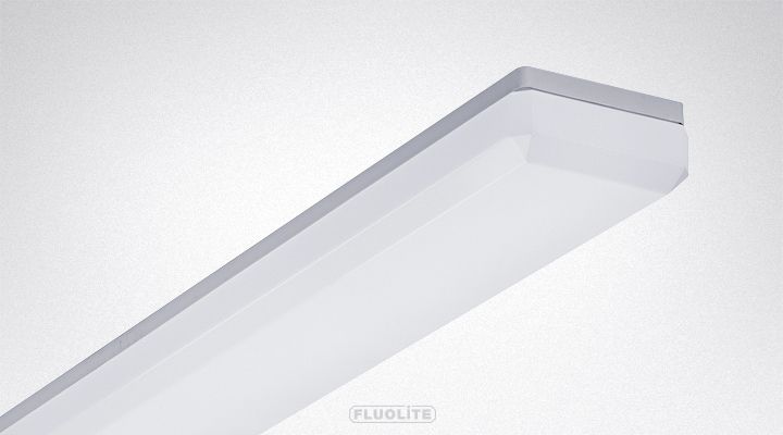 Wannenleuchte 2x0-58W T8 gr EVG IP54 G13 1570x190x95mm