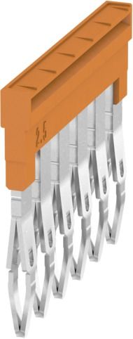 Querverbinder 6p or steckb isol 24A m.Berührungss