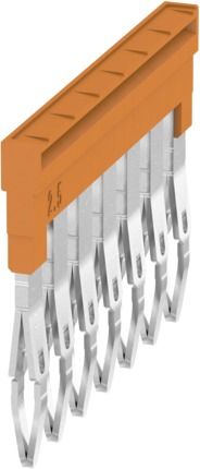 Querverbinder 7p or steckb isol 24A m.Berührungss