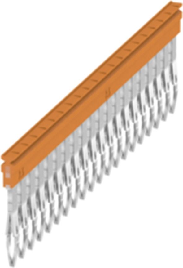 Querverbinder 20p or steckb isol 24A m.Berührungss