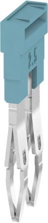 Querverbinder 2p bl steckb isol 24A m.Berührungss