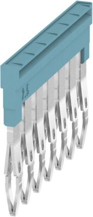 Querverbinder 7p bl steckb isol 24A m.Berührungss