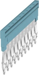 Querverbinder 10p bl steckb isol 32A m.Berührungss