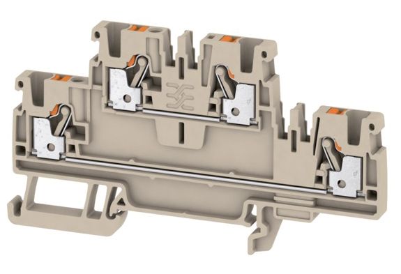 Reihenklemme 0,5-2,5qmm 2Etagen 2kl or 24A TS35 Hutschiene TH35
