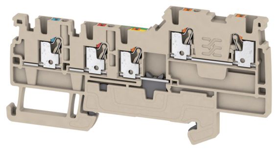 Initiator/Aktor-Klemme 2E 0,5-1,5qmm 13,5A 2Etagen