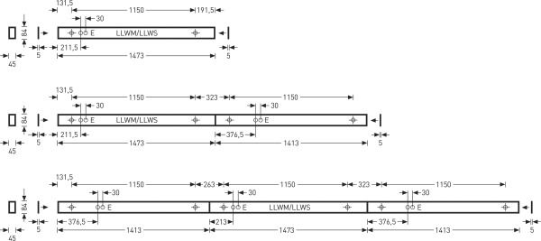 LED-Sensorleuchte SolvanFlow 28W 4000K ws Konv Dimmung DALI IP20 BWM
