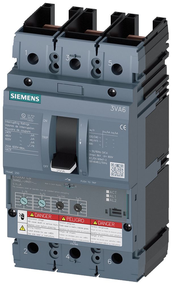 Leistungsschalter 100A 3p 40-100A/In Motorantrieb optional IP40 Festeinbau