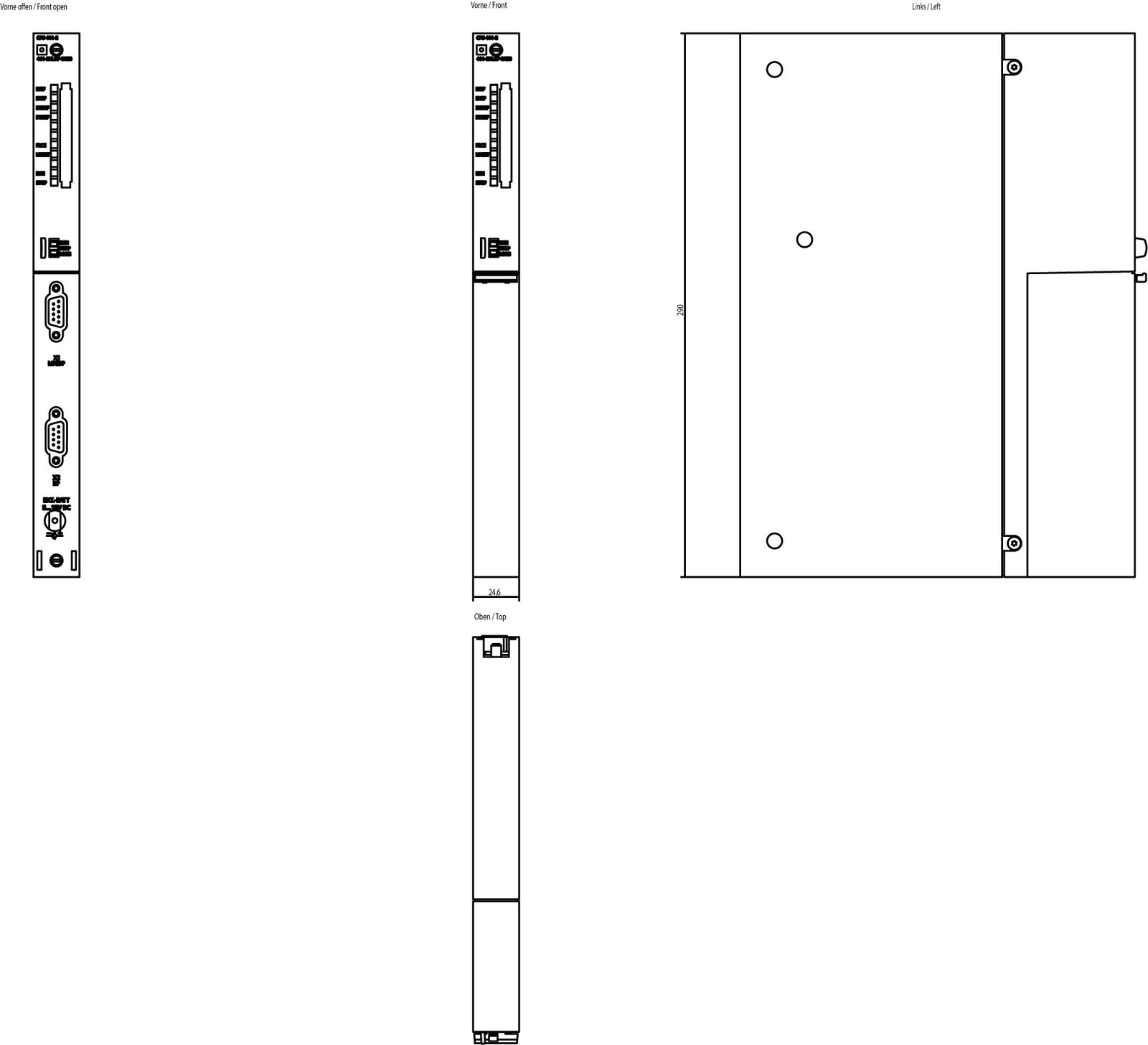 SPS-Steuerung modular 24VDC