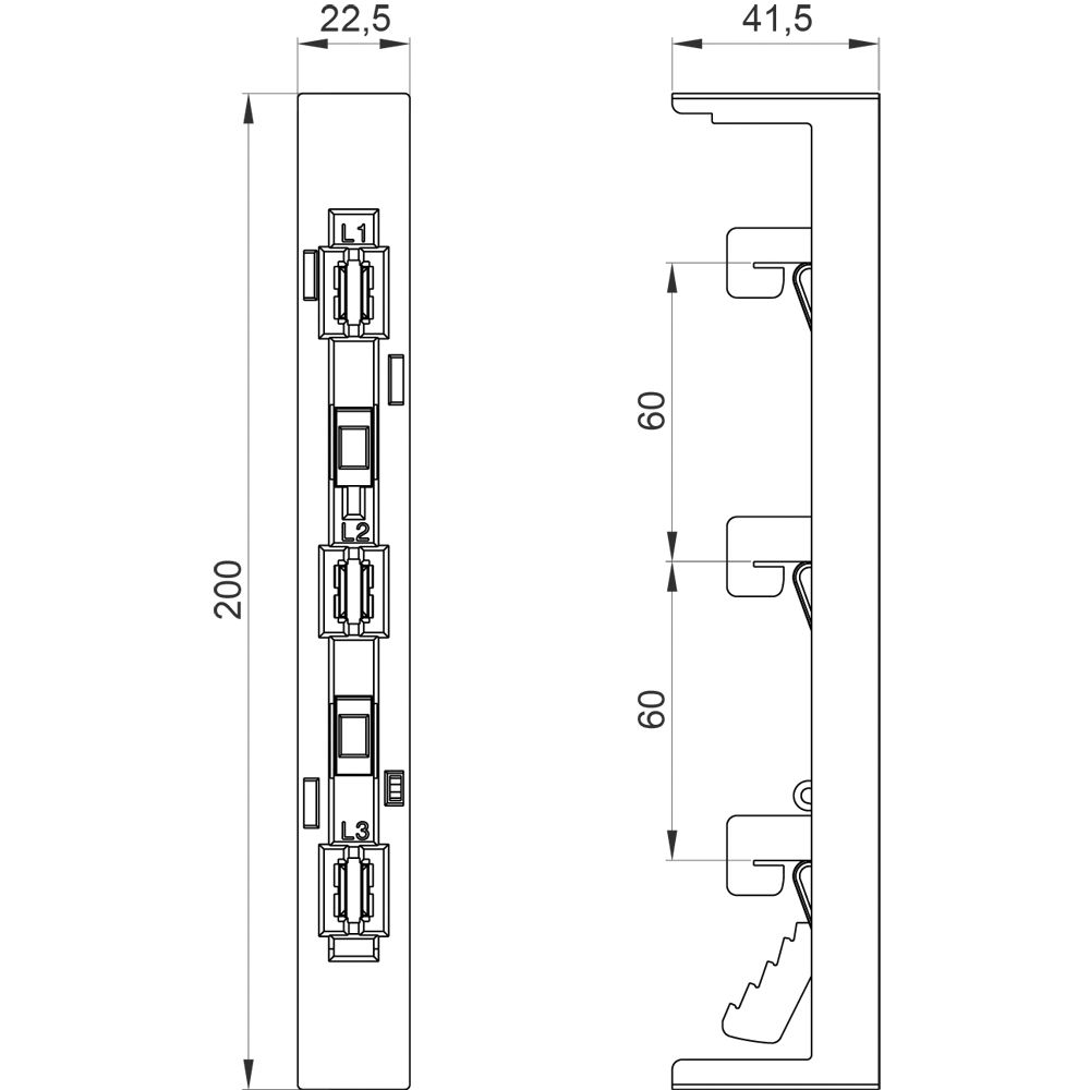 Zubehör Sammelschienen