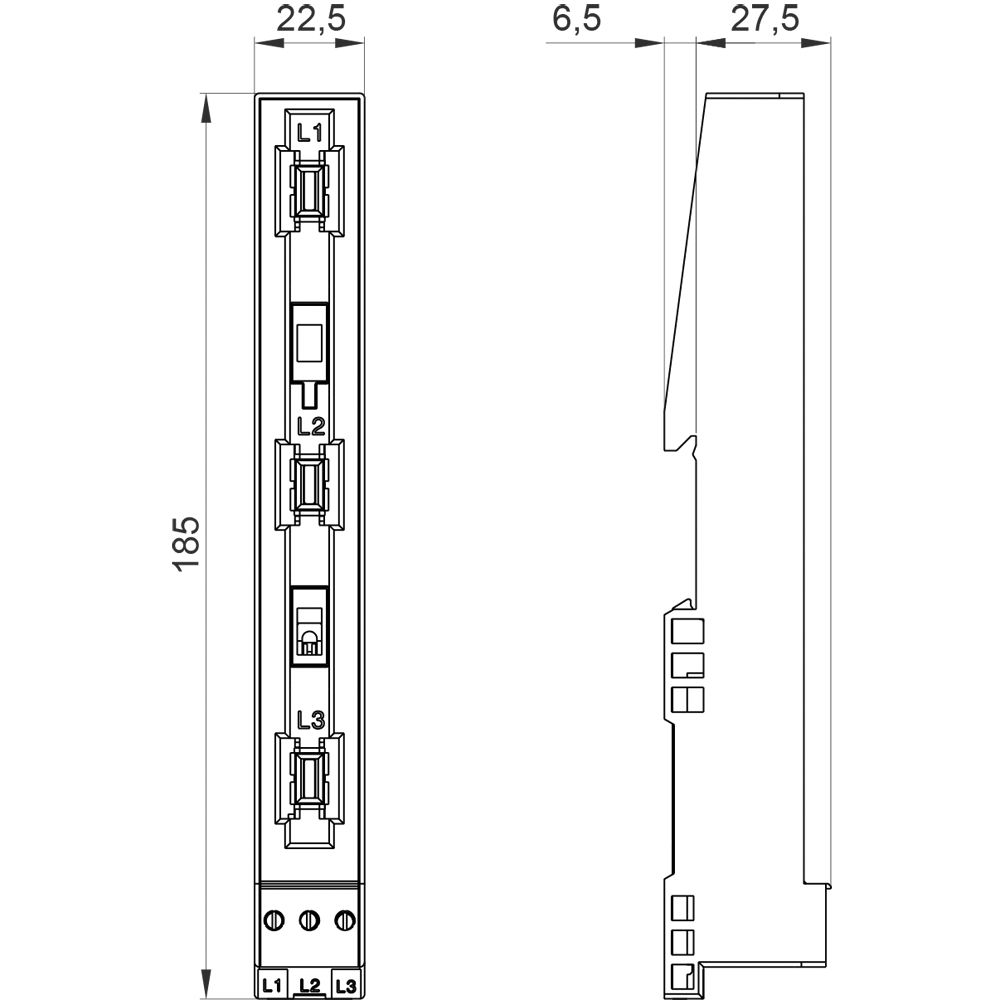 Zubehör Sammelschienen