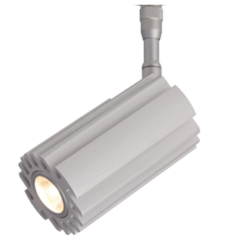 LED-Anbaustrahler 8W RIDGE 3000K 650lm Konv 1LED Alu IP20 chr mt breitstrahlend