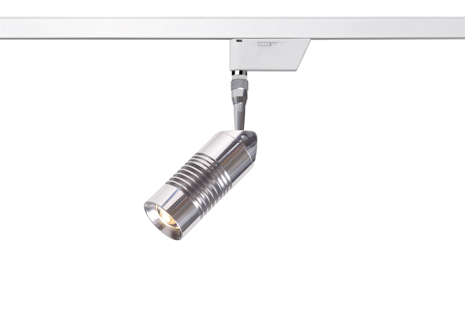 LED-Anbaustrahler 8W A LITTLE BIT 2700K 650lm Konv 1LED Alu IP20 chr mt NV-Adapt