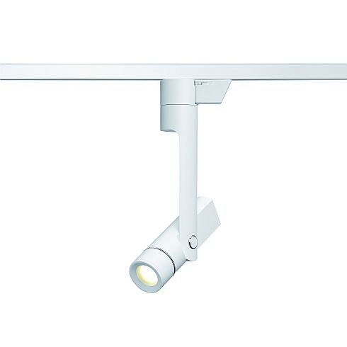 LED-Anbaustrahler 10,5W HUBBLE 3000K Alu 600lm Konv 1LED IP20 chr mt NV-Adapt