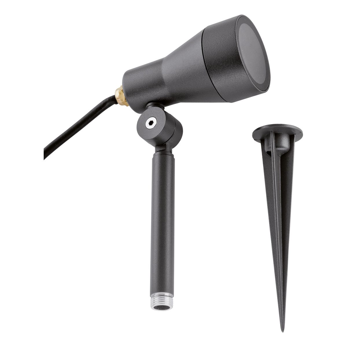 Wegeleuchte 11W GU10 anth Alu Kst_opal IP54 HV