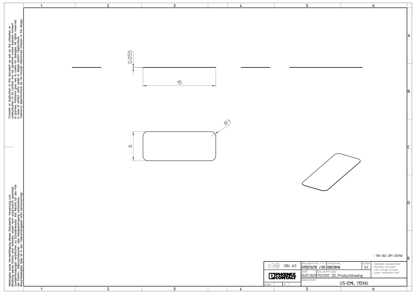 Etikett ws Selbstkl 15x6mm