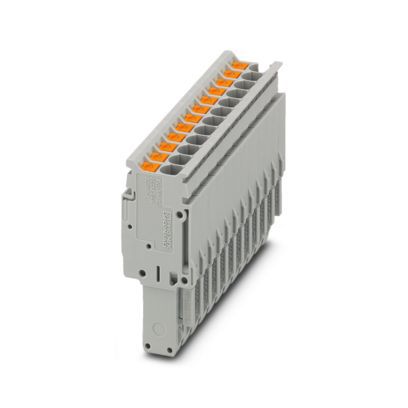 Reihenklemmenverbinder 0,14-4qmm 24A 12p 12p/ohne PE Federzugans