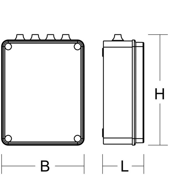 Notlichtversorgung 15W Powerbox15 LED 3h Dauer/Bereitsch IP56 250x200x100mm