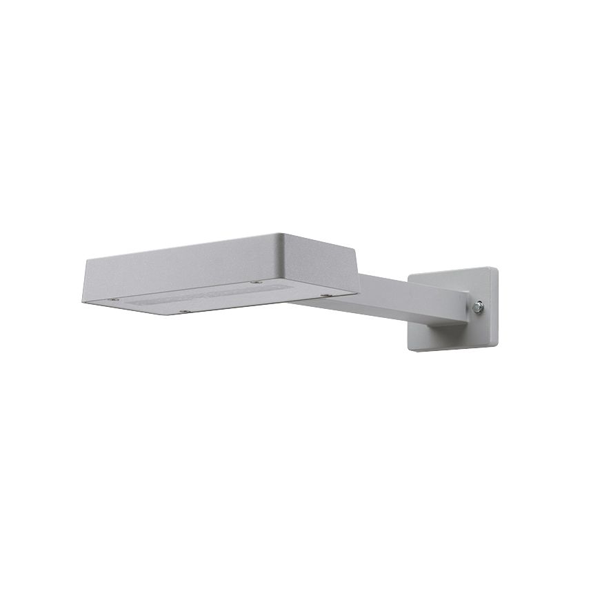 LED-Anbaustrahler 18W Expolux 4000K Konv 1614lm 1LED Alu IP65 ws mt Montageplatte