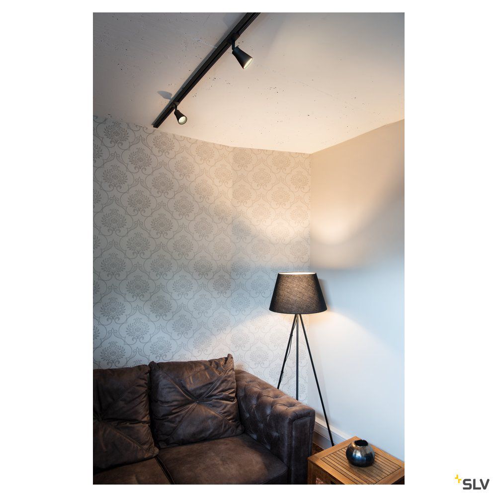 Schienenstrahler 50W GU10 sw mt IP20 1Ph ST 130x62x80mm