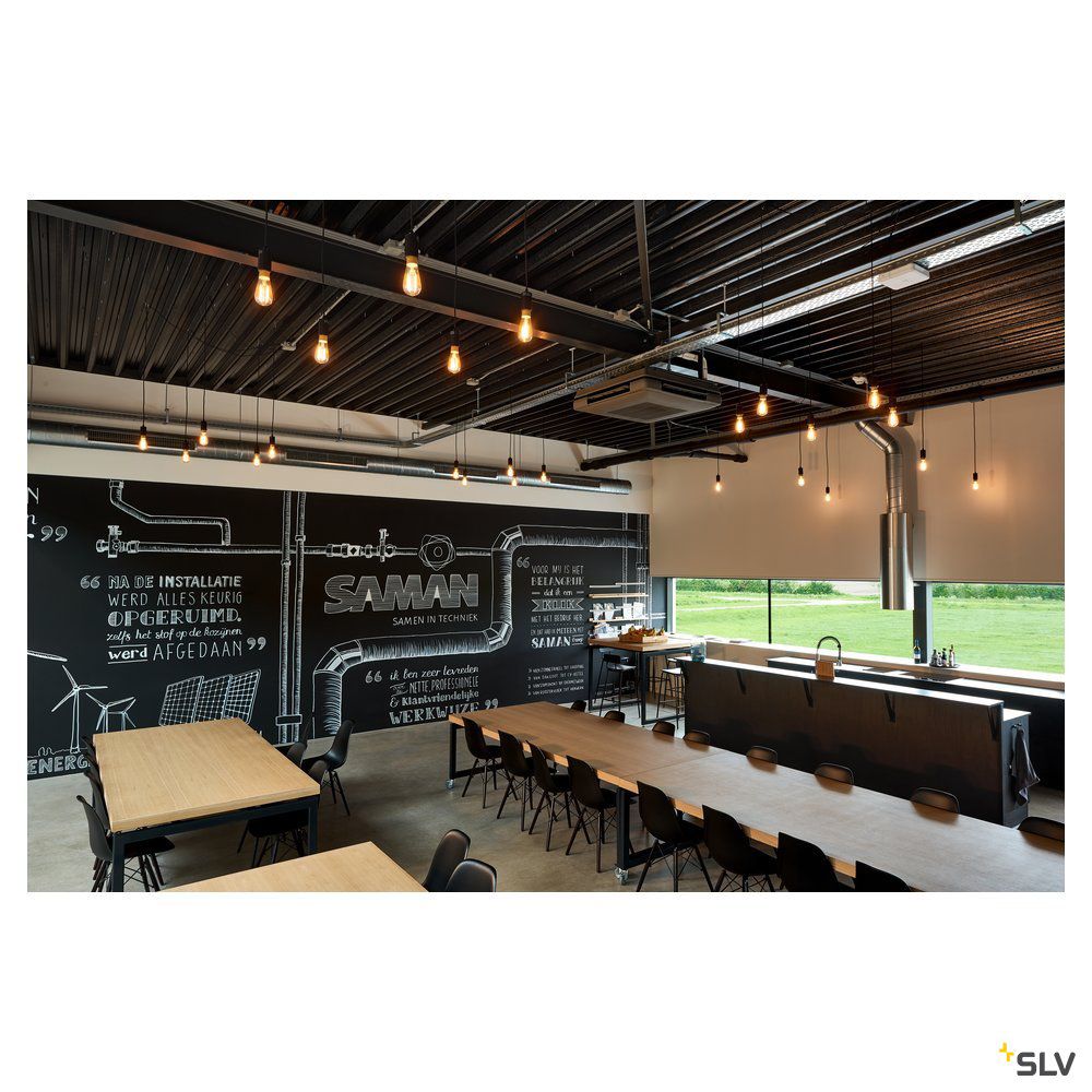 Leuchtenpendel sw E27 Alu Schraubbef