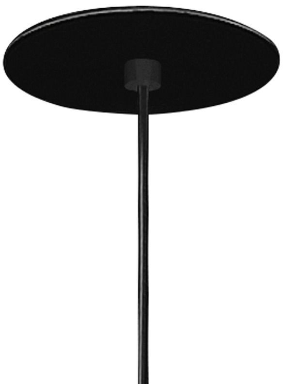 LED-Pendelleuchte 9W 3000K 700lm sw Konv sym 1LED LED nicht austauschbar IP20
