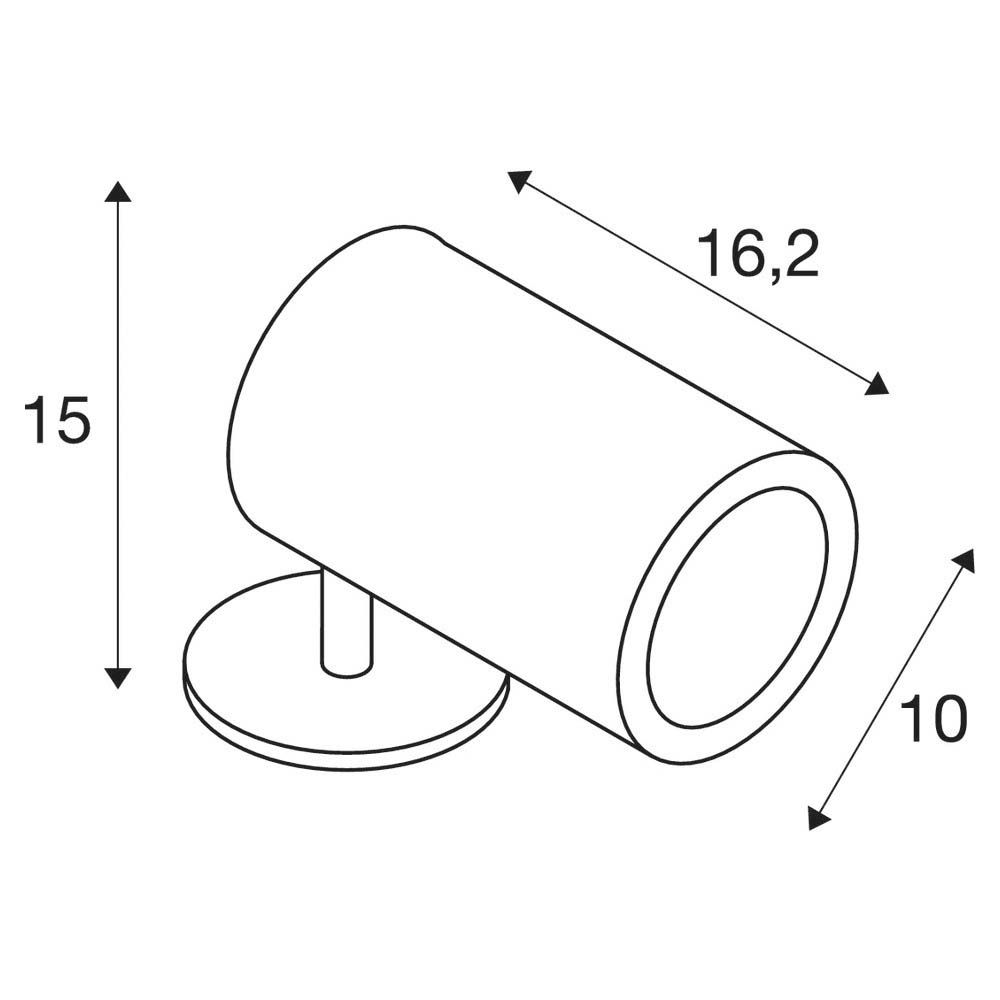 LED-Wegeleuchte 15W IP55 3000K 1340lm anth 1LED Alu Gl_tr