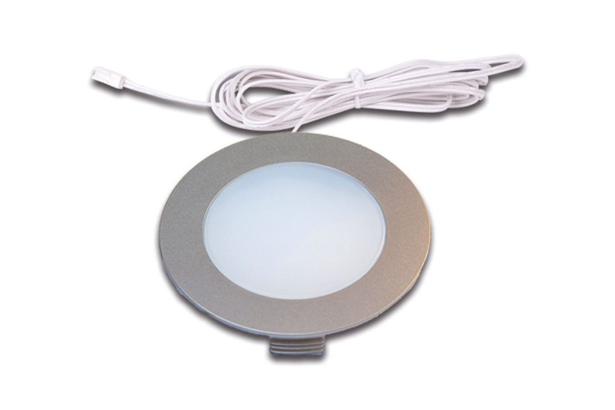 LED-Einbaustrahler 4W 3000K 270lm Konv chr mt 1LED Kst IP20 Ø/EB78mm