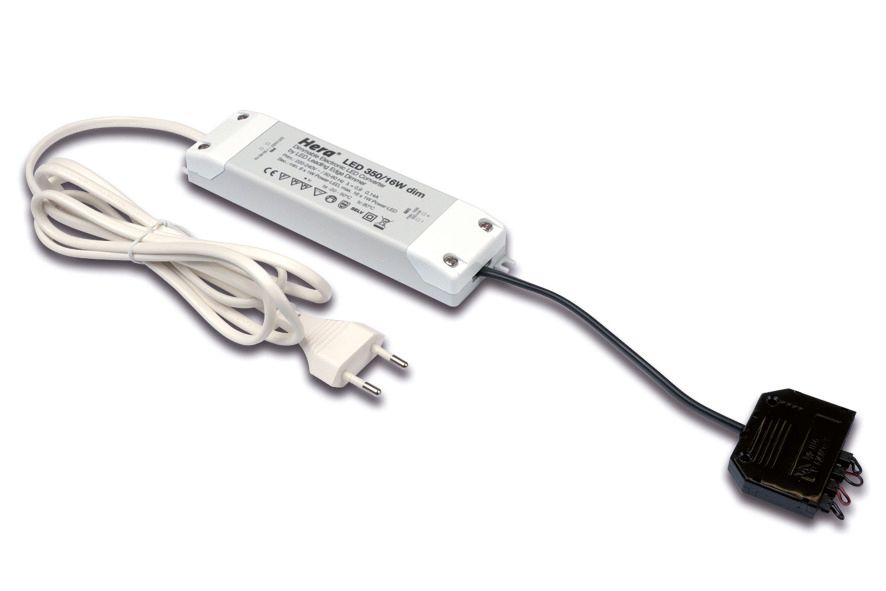 LED-Trafo 8-16W 350mA 59V IP20 dim dim Dimmung Phasenabschnitt Kstgeh dyn